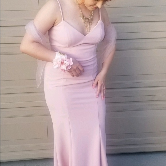 Dancing Queen Blush Pink Prom Dress - Picture 1 of 3